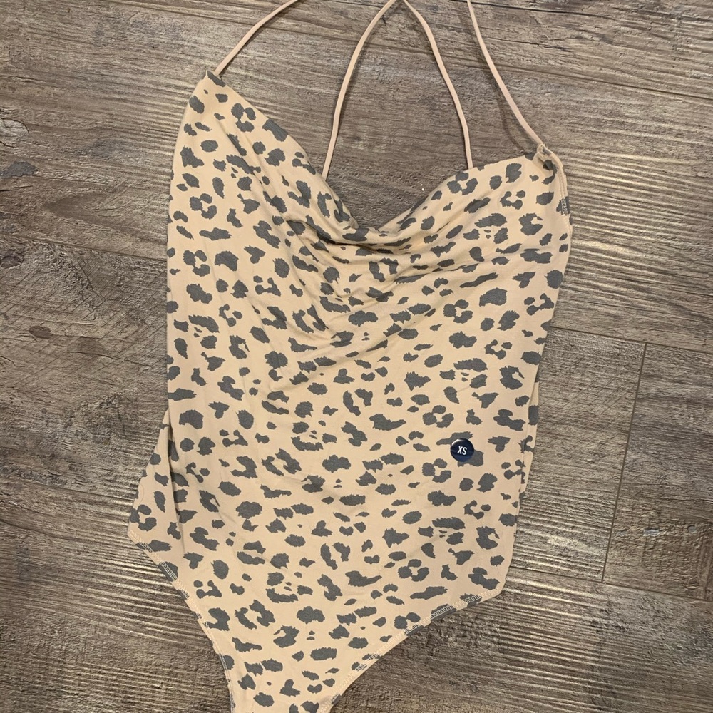 Abercrombie & Fitch leopard bodysuit